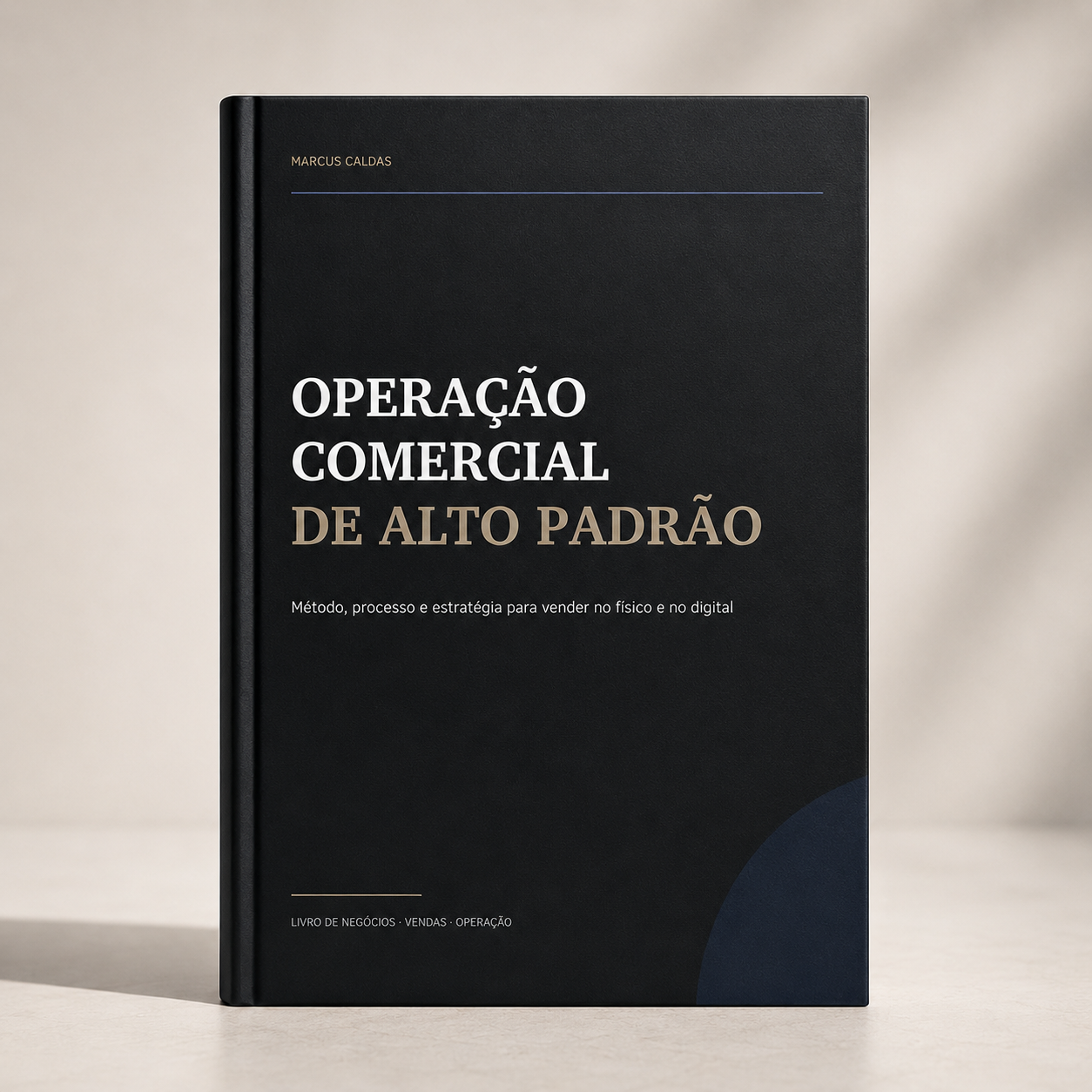 Capa oficial do e-book Operação Comercial de Alto Padrão