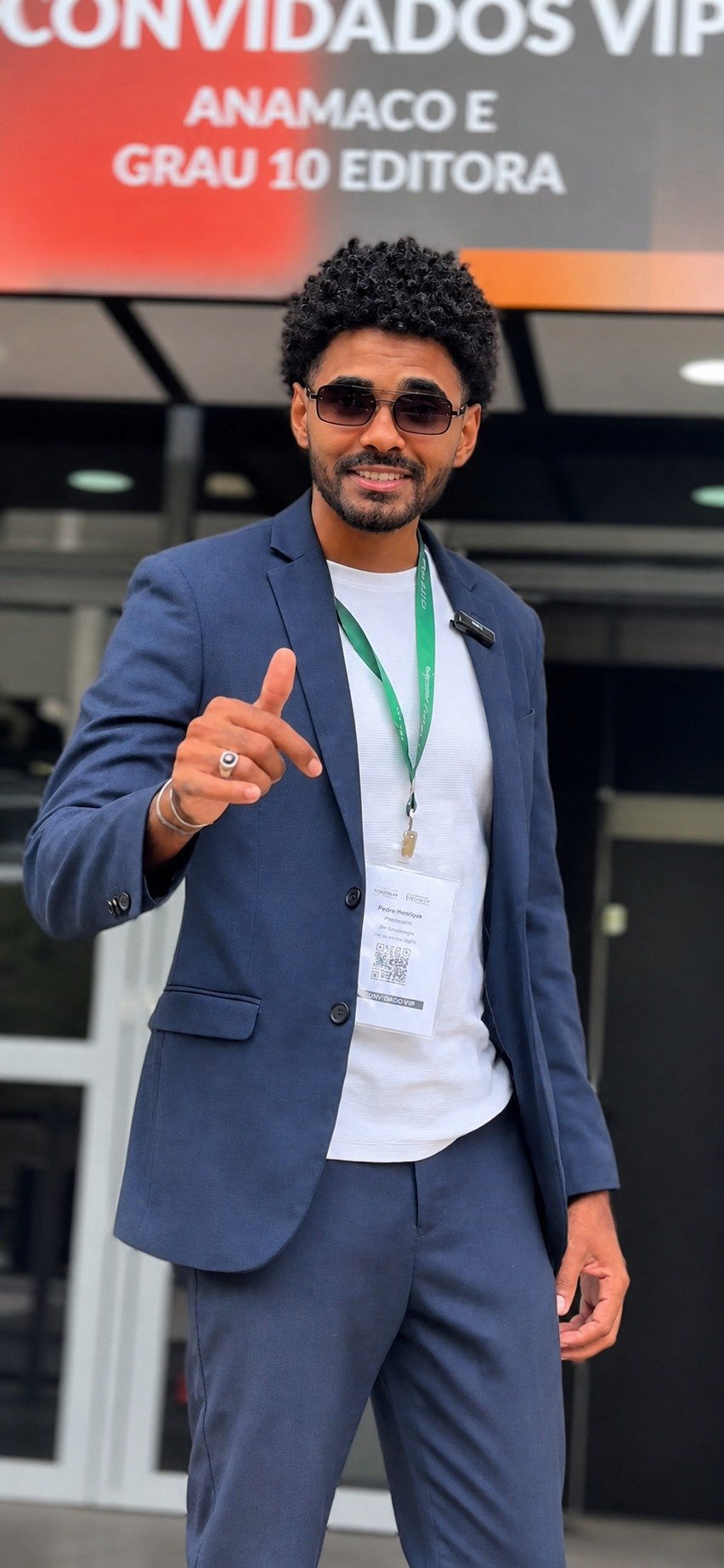 Marcus Caldas em evento empresarial