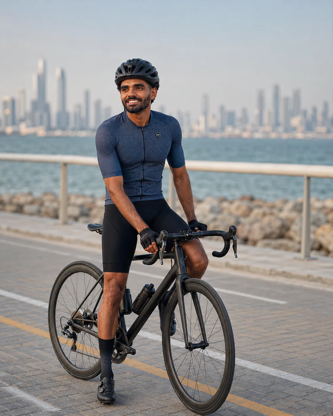 Marcus Caldas em momento de ciclismo