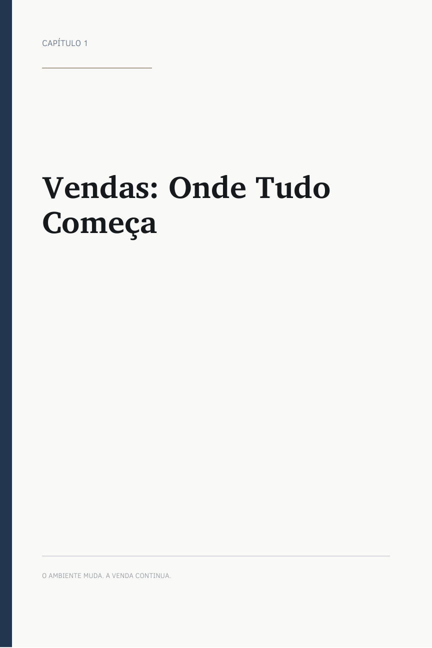 Abertura do capítulo Vendas: Onde Tudo Começa